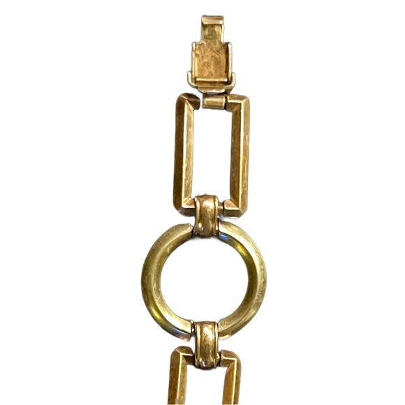 RARE - VTG Signed Krementz Gold Filled Overlay Link Bracelet - Picture 3 of 6